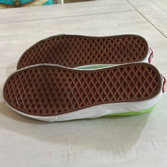 VANS Lime Green Loafers Size 10 - Picture 7 of 7